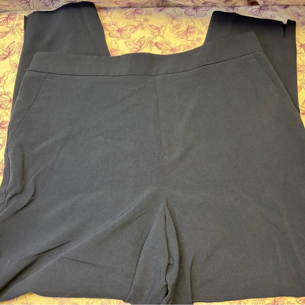 Banana Republic Charcoal Wide Leg Pants
